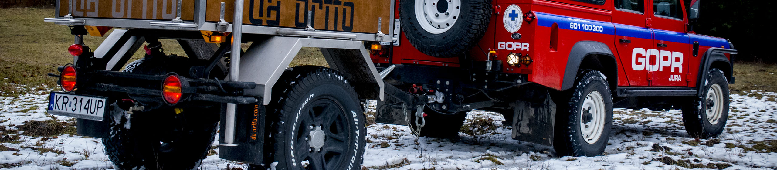 Daorffo trailer on a high mountain ridge